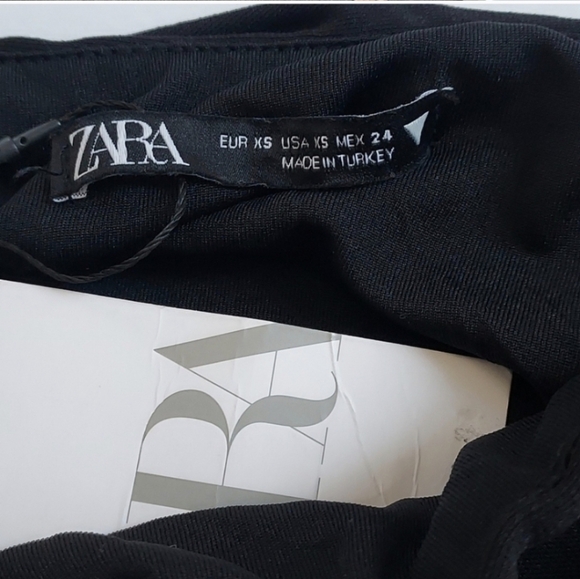 Zara Draped Dress NWT Sz XS - Picture 8 of 13